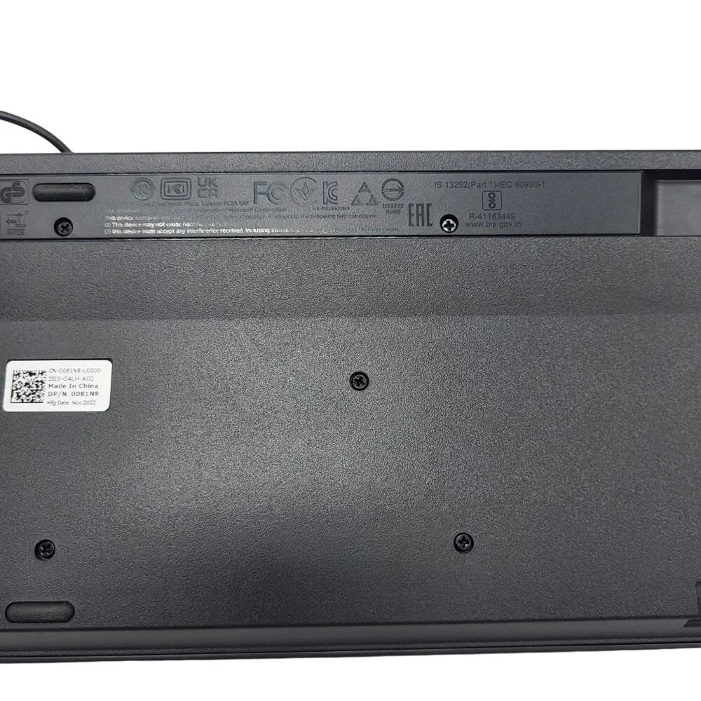 Dell Multimedia Keyboard-KB216 US International QWERTY Black New In Box